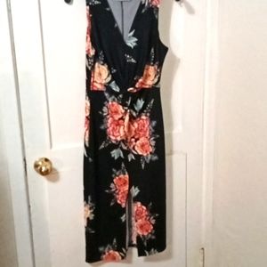 "TMG"ASIAN FLOWER DRESS